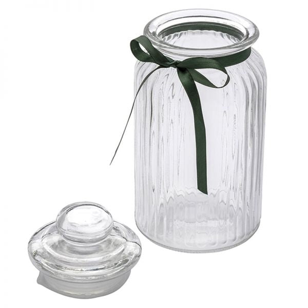 Altom hermetikusan zárható tárolóüveg zöld szalaggal - 1250 ml