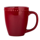Karácsonyi porcelán bögre piros nagyméretű - 500 ml