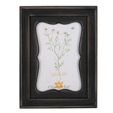 Képkeret Antikolt fekete barna képkeret 10x15 cm