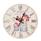 Falióra Antikolt vintage falióra virágos Essence of blooms Ø 34 cm