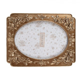 Képkeret Arany rózsás vintage képkeret 10x15 cm
