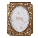 Képkeret Arany rózsás vintage képkeret 10x15 cm