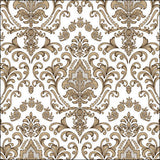 Szalvéta Baroque ornament arany papírszalvéta 33x33 cm 20 db-os