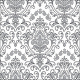 Szalvéta Baroque ornament silver papírszalvéta 33x33 cm 20 db-os