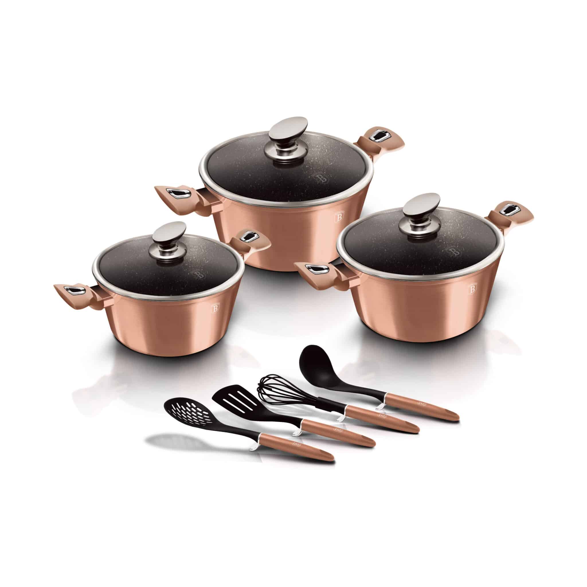 Berlinger Haus 10 részes indukciós edénykészlet Metallic Line Rose Gold Edition