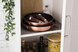 Berlinger Haus 5 részes serpenyő szett levehető nyéllel Metallic Line Rose Gold Edition