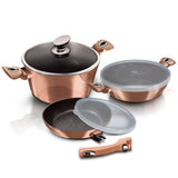 Berlinger Haus 6 részes indukciós edénykészlet Metallic Line Rose Gold Edition
