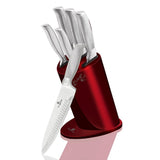 Berlinger Haus 6 részes késkészlet állvánnyal Metallic Line Burgundy Edition