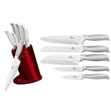 Berlinger Haus 6 részes késkészlet állvánnyal Metallic Line Burgundy Edition