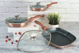 Berlinger Haus 6 részes serpenyő szett Metallic Line Rose Gold Edition