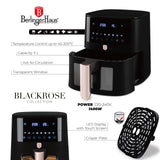 Berlinger Haus AirFryer átlátszó ablakkal 5 L 1400 W Black Rose Collection