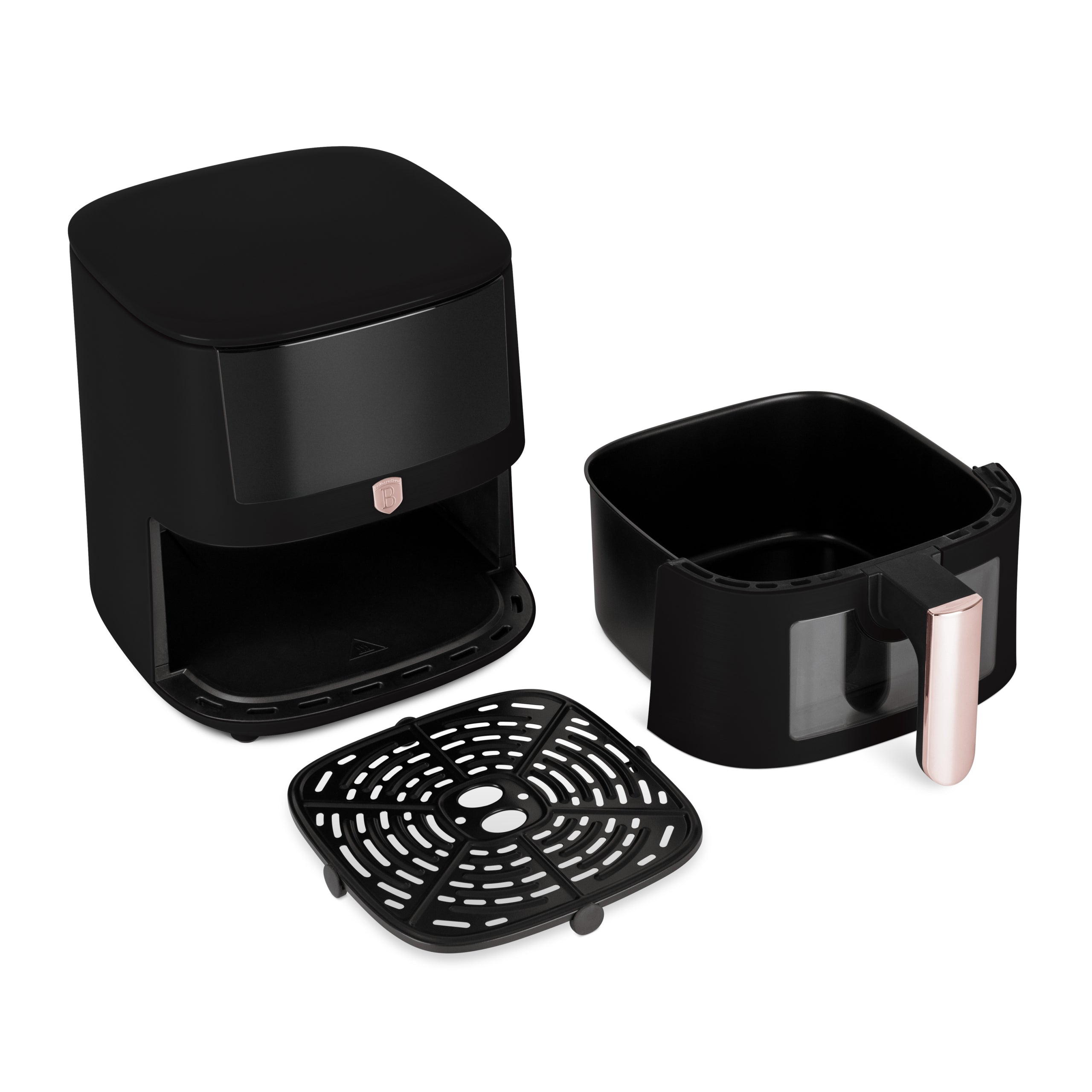 Berlinger Haus AirFryer átlátszó ablakkal 5 L 1400 W Black Rose Collection