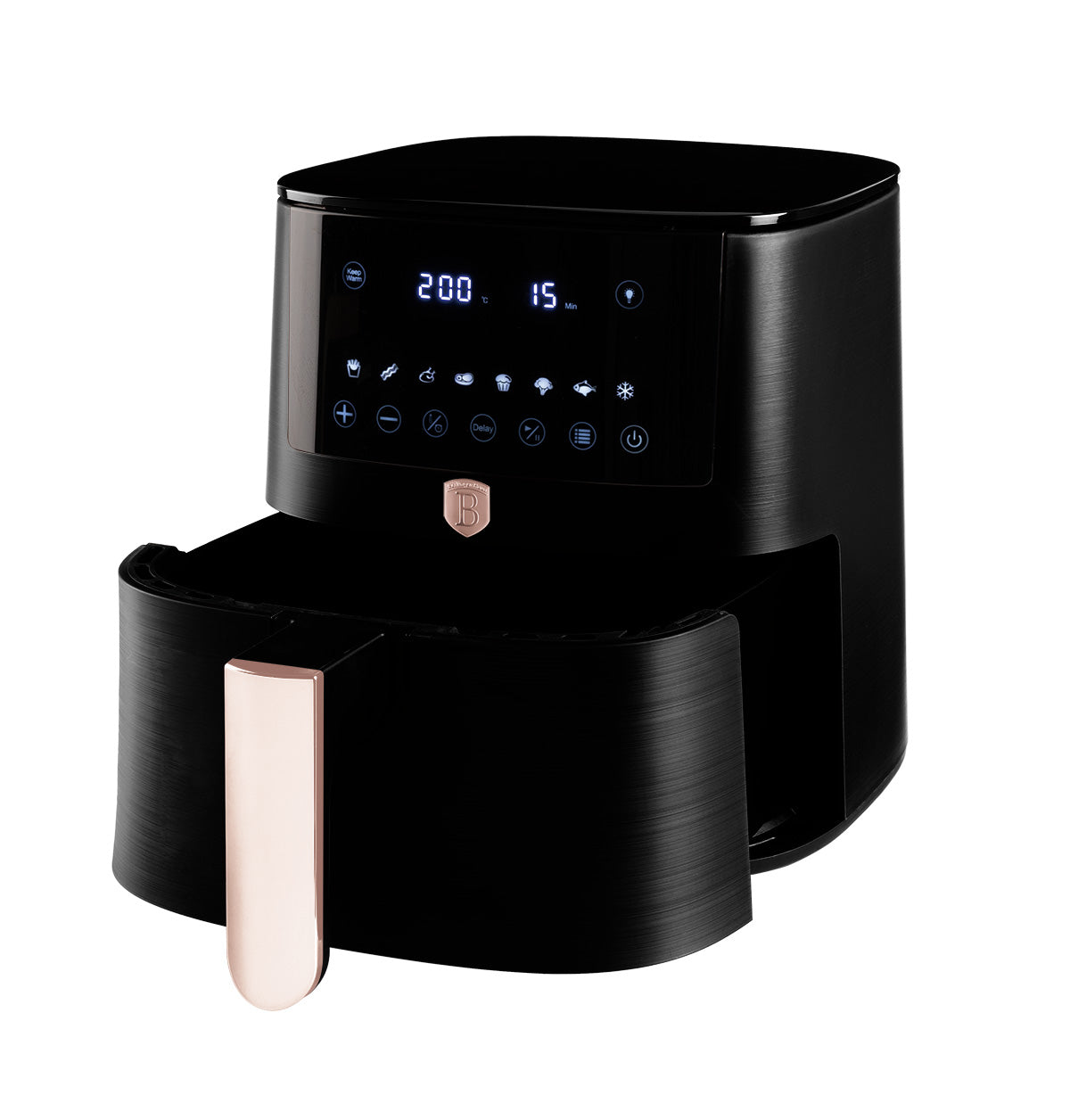 Berlinger Haus AirFryer XXL 5 L 1400 W Black Rose Collection