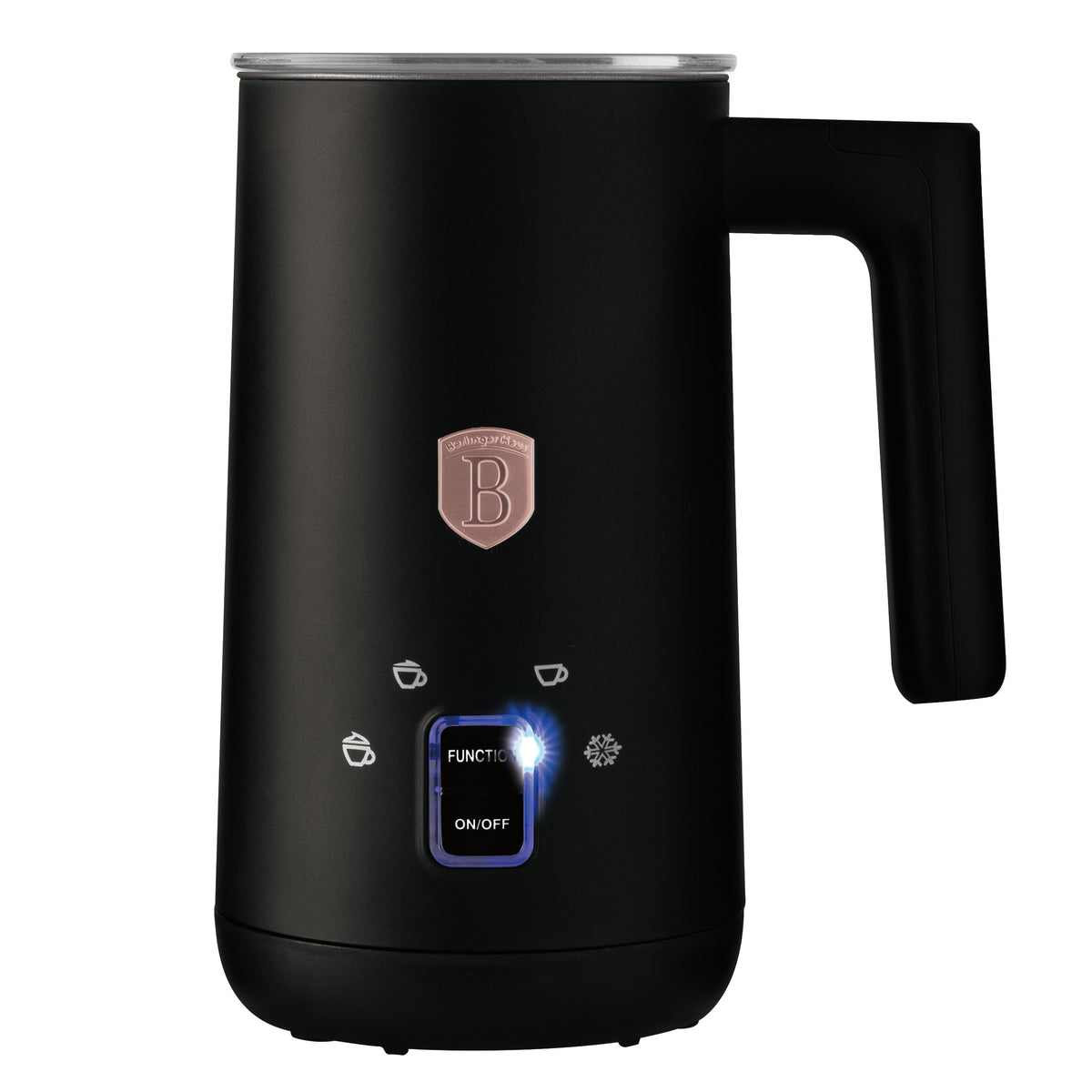 Berlinger Haus elektromos 4 az 1-ben tejhabosító 500 W Black Rose Collection
