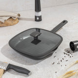 Berlinger Haus Grill serpenyő fedővel 28 cm Antracit Collection