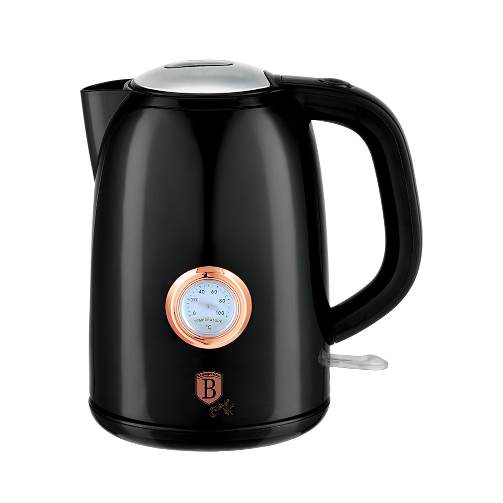 Berlinger Haus hőfok kijelzővel ellátott vízforraló 1,7 literes Black Rose Collection