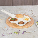 Berlinger Haus indukciós tapadásmentes 4 lyukú hamburgersütő 20 cm matt krém Sahara Collection