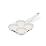 Berlinger Haus indukciós tapadásmentes 4 lyukú hamburgersütő 20 cm matt krém Sahara Collection