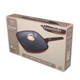 Berlinger Haus indukciós tapadásmentes Grill serpenyő fedővel 28 cm Leonardo Collection