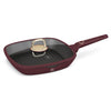 Berlinger Haus indukciós tapadásmentes Grill serpenyő fedővel 28 cm Leonardo Collection