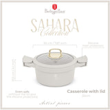 Berlinger Haus indukciós tapadásmentes lábas fedővel 2,5 liter Sahara Collection