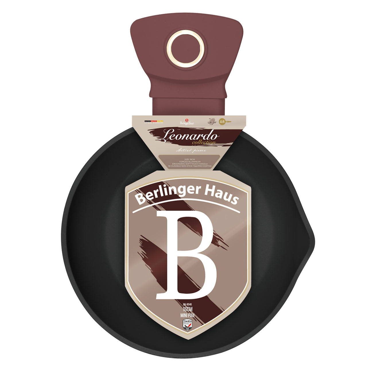Berlinger Haus Indukciós tapadásmentes Mini serpenyő 16 cm Leonardo Collection