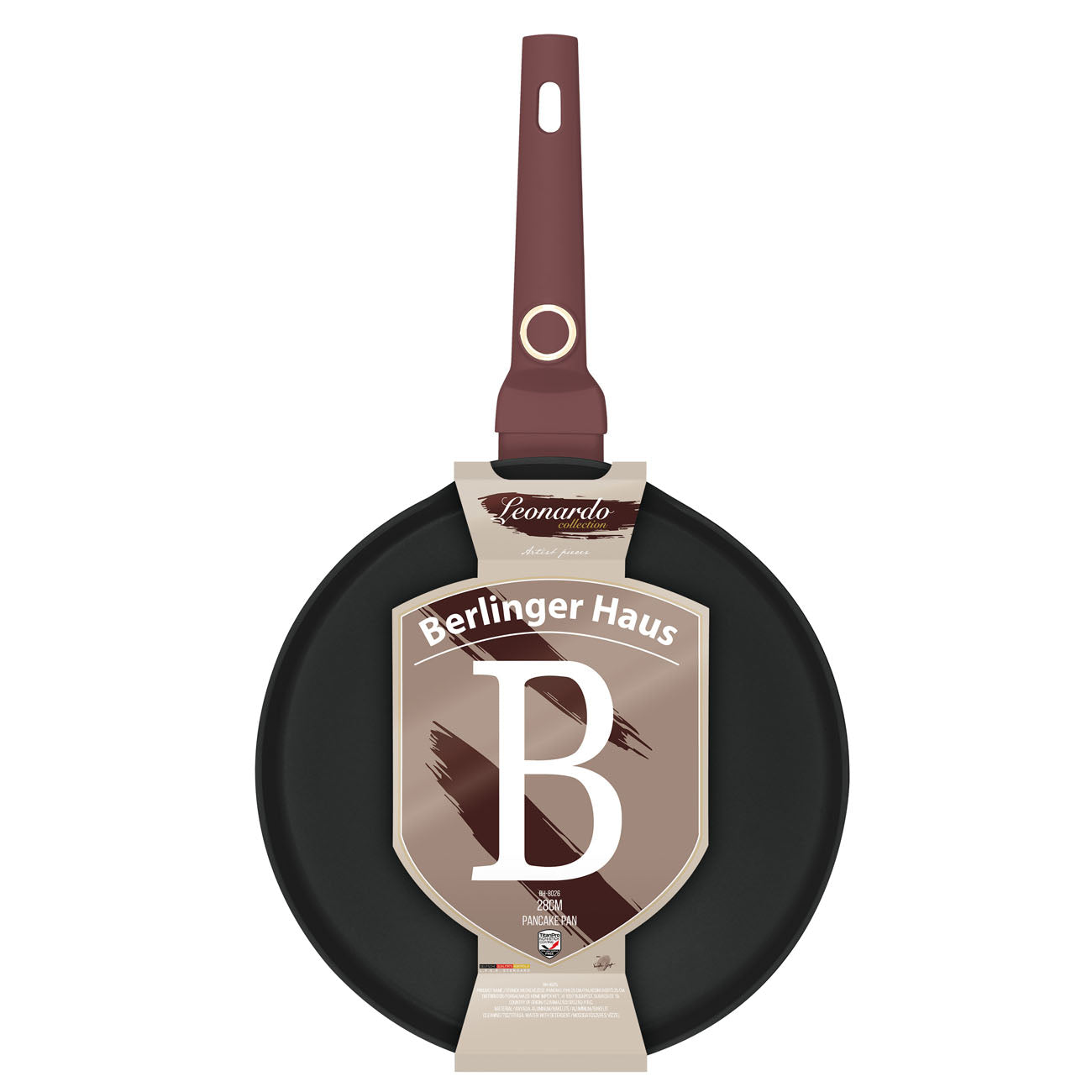 Berlinger Haus Indukciós tapadásmentes Palacsintasütő 28 cm Leonardo Collection