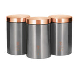 Tároló doboz szett Berlinger Haus konyhai tárolószett - 3 darabos szett ezüst rose gold