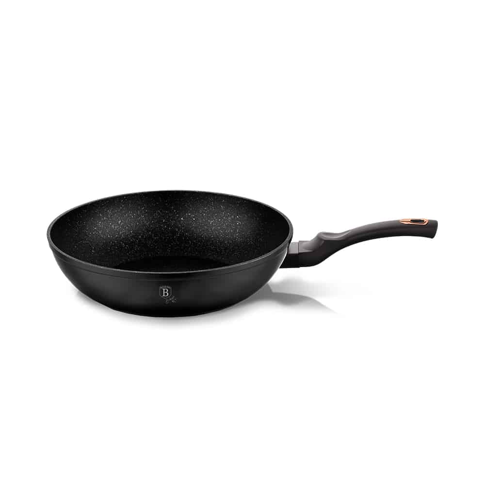 Berlinger Haus kovácsolt alumínium wok serpenyő Black Rose Collection