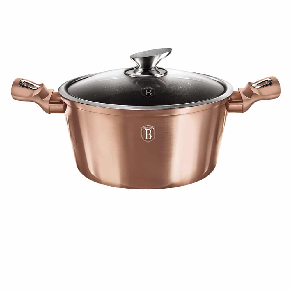 Berlinger Haus lábas fedővel Ø24*11,8 cm 4,1 L Metallic Line Rose Gold Edition
