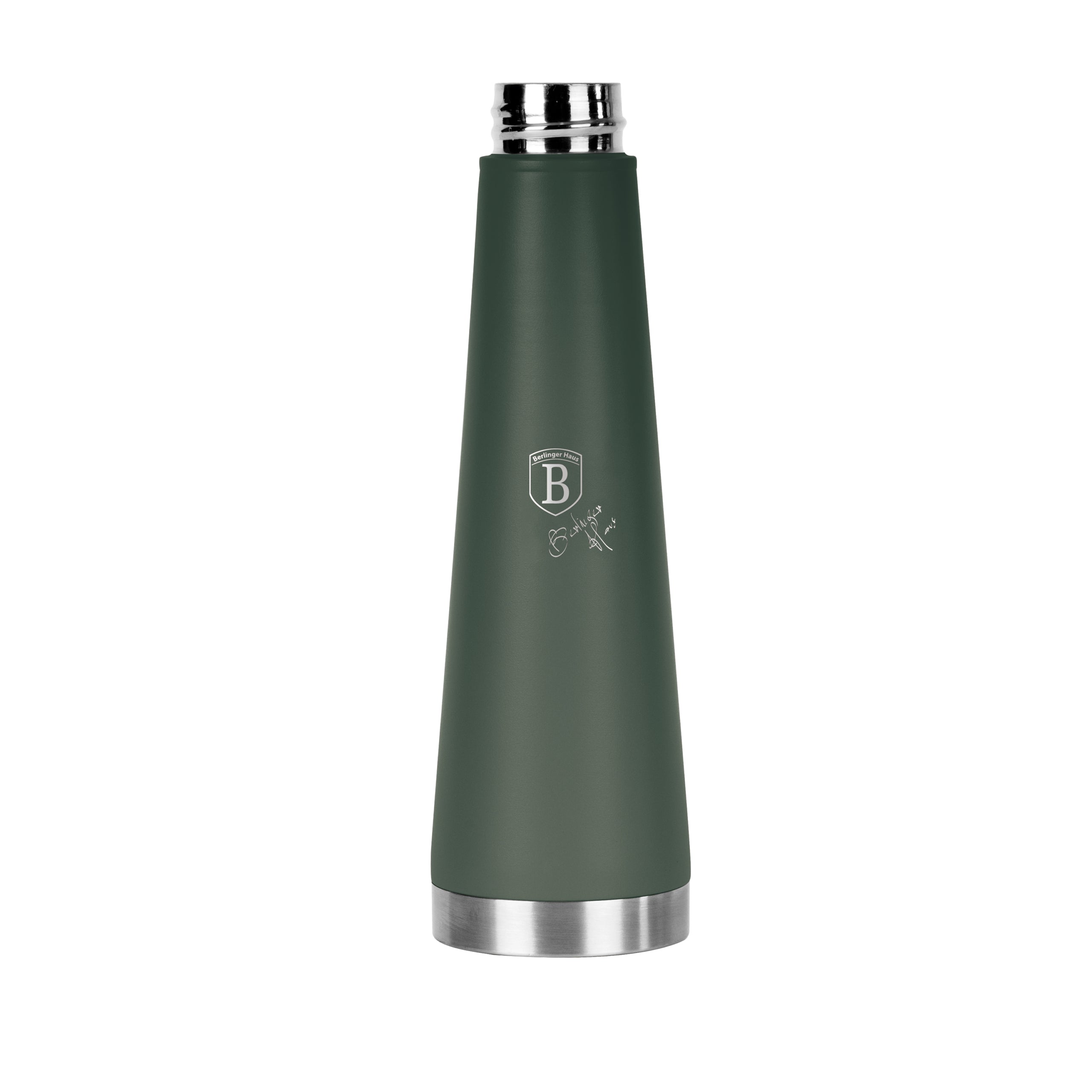 Berlinger Haus matt zöld rozsdamentes acél Palack alakú termosz 400 ml