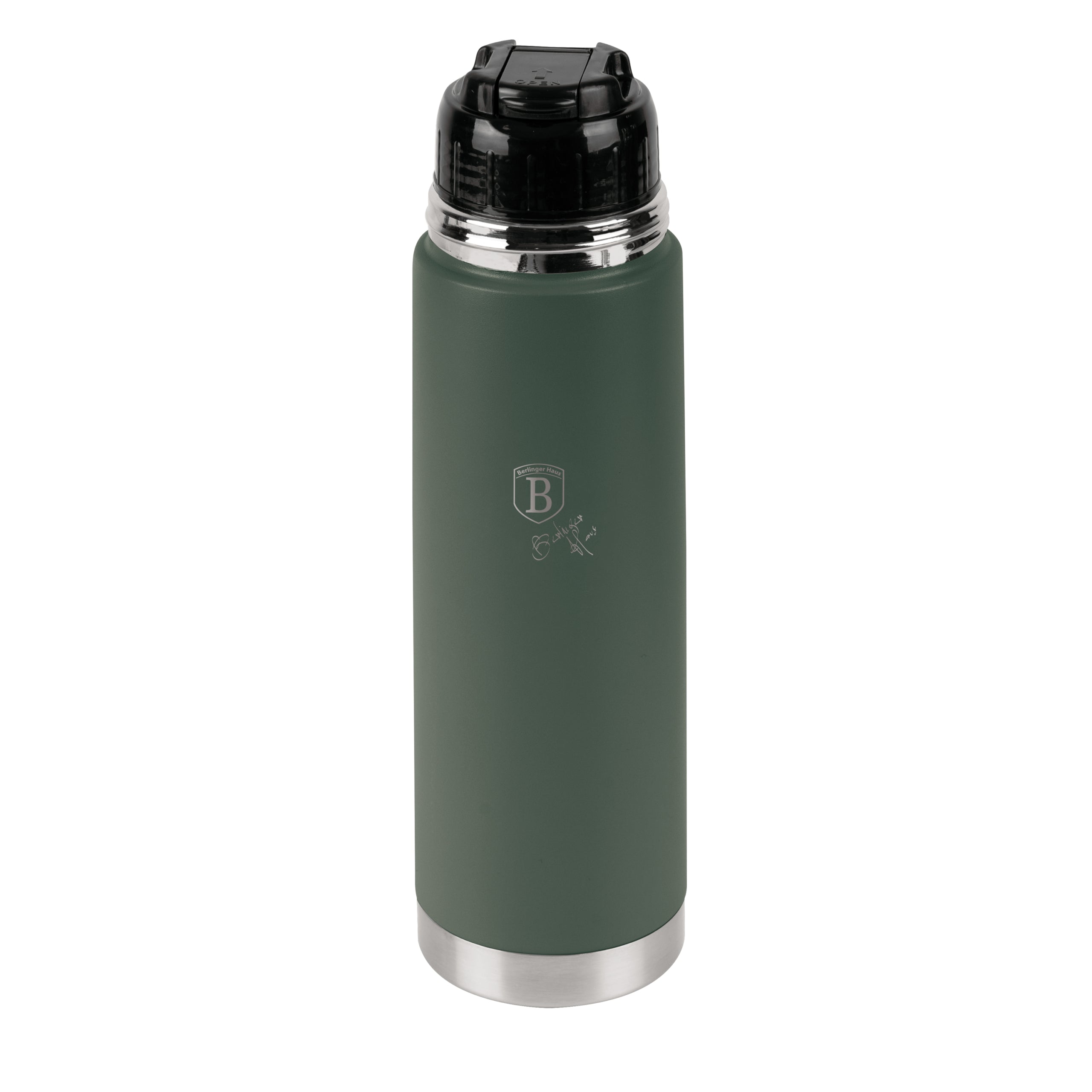Berlinger Haus matt zöld rozsdamentes acél termosz 750 ml