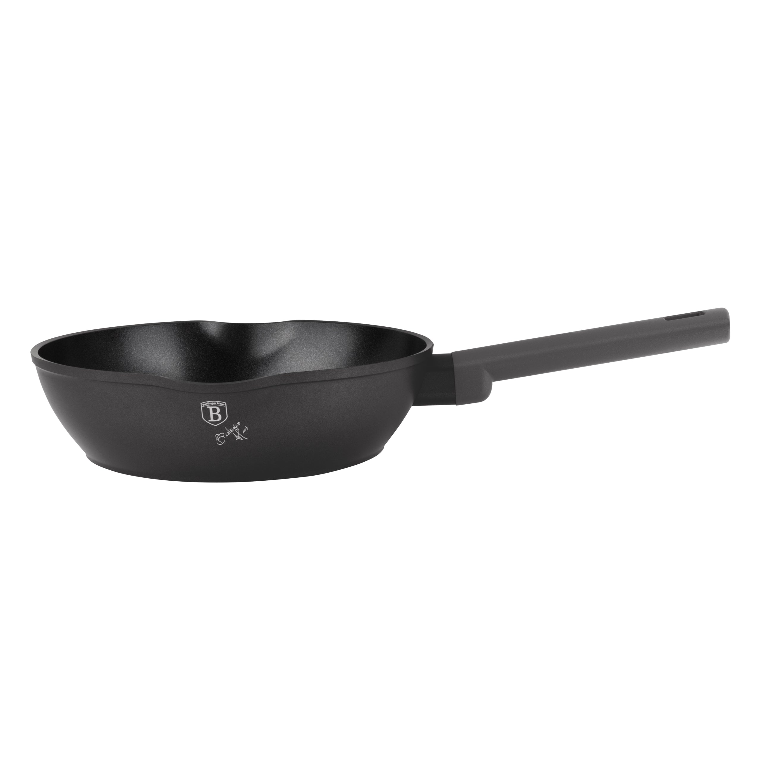 Berlinger Haus Mély serpenyő dupla kiöntő csőrrel 24 cm Antracit Collection