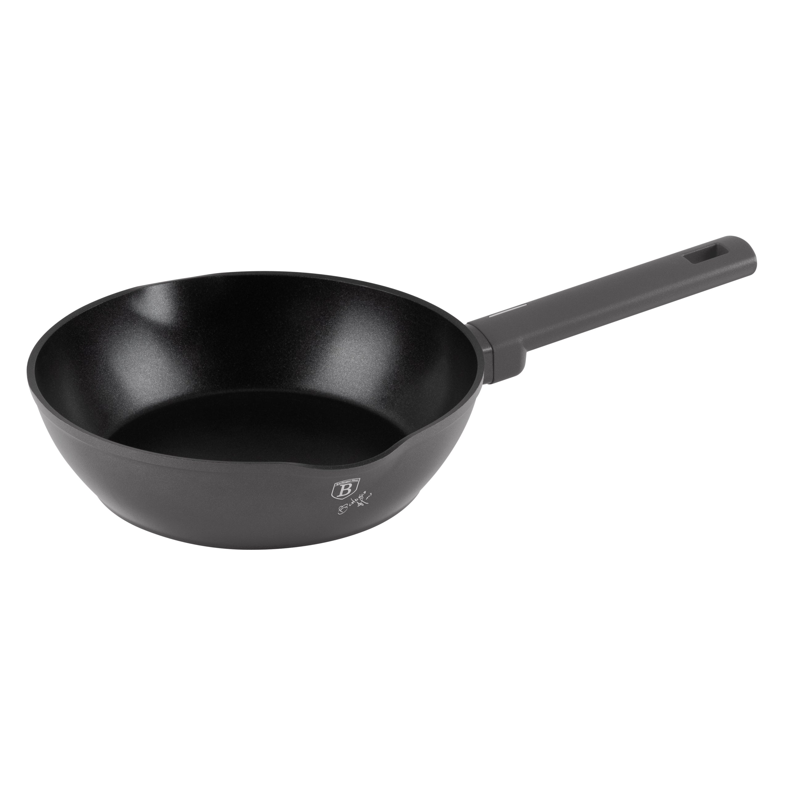 Berlinger Haus Mély serpenyő dupla kiöntő csőrrel 24 cm Antracit Collection
