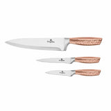 Berlinger Haus rozsdamentes acél 3 részes késkészlet Metallic Line Rose Gold Edition