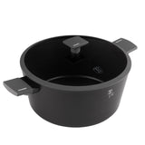 Berlinger Haus tapadásmentes kovácsolt alumínium lábas fedővel 8 liter Antracit Collection