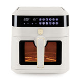Berlinger Haus XL AirFryer 6,3 L átlátszó ablakkal matt krém