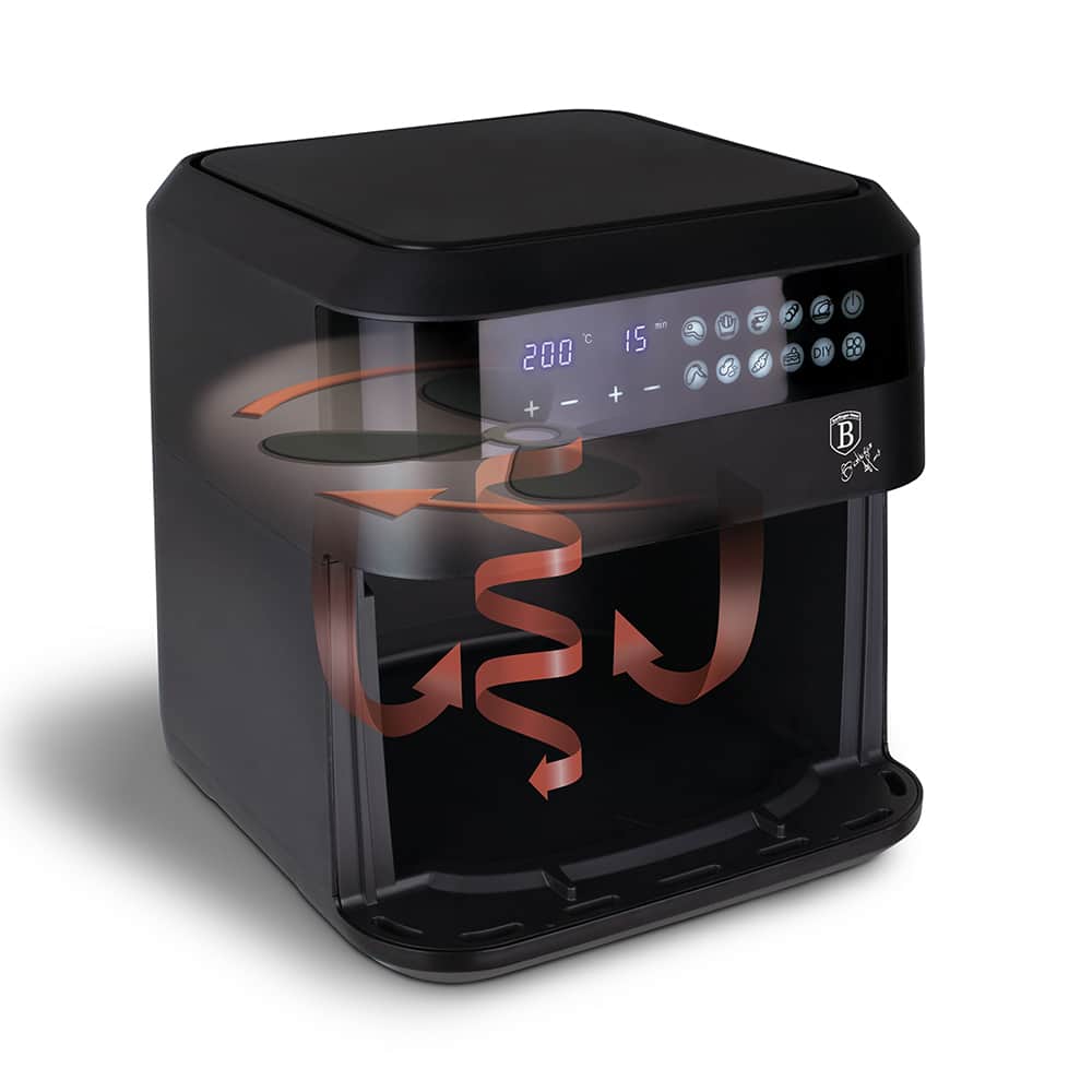 Berlinger Haus XXL AirFryer 6,3 L 1300 W Black Rose Collection