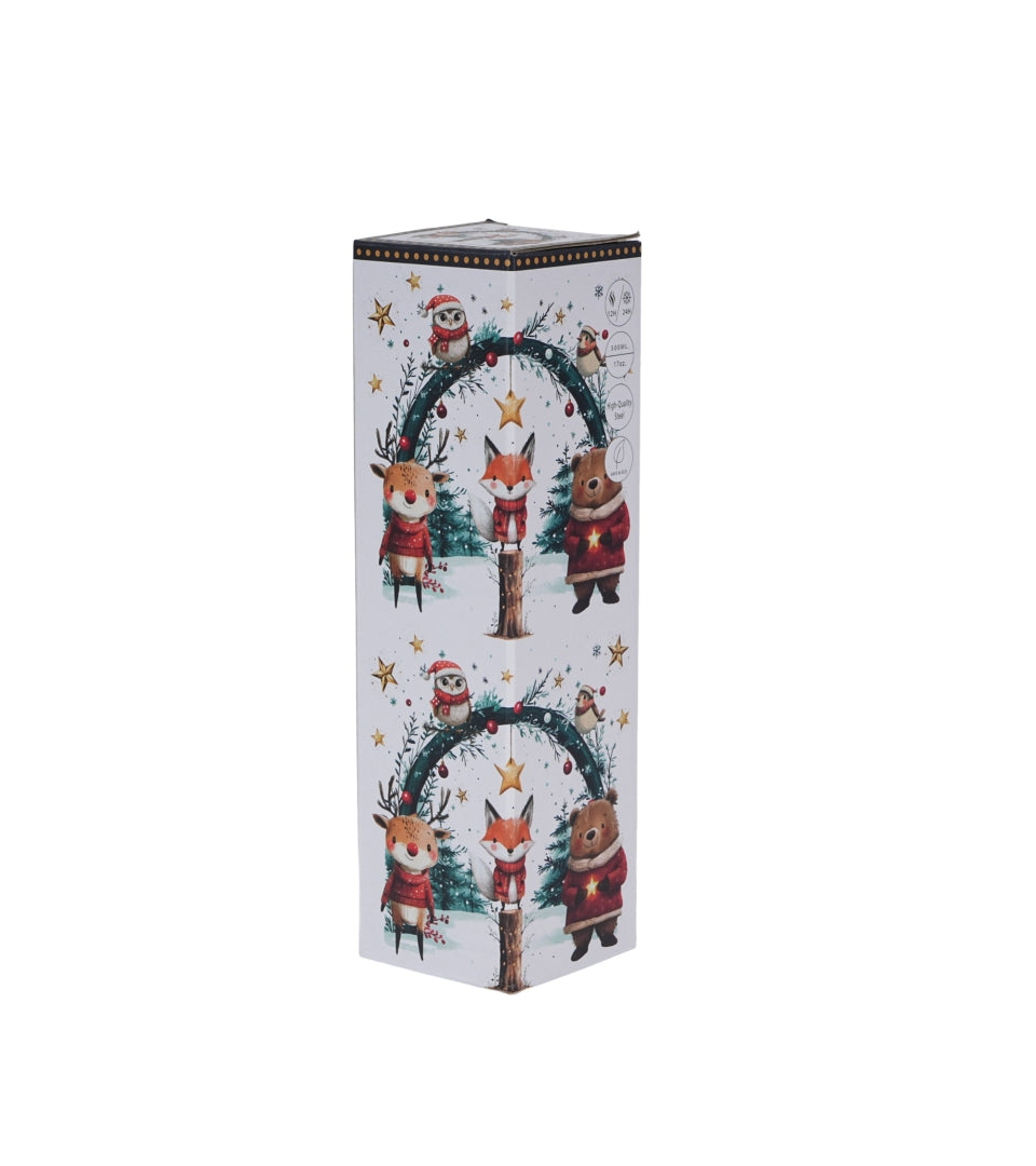 Rozsdamentes acél hőtartó termosz duplafalú Christmas Cuties 2 550 ml
