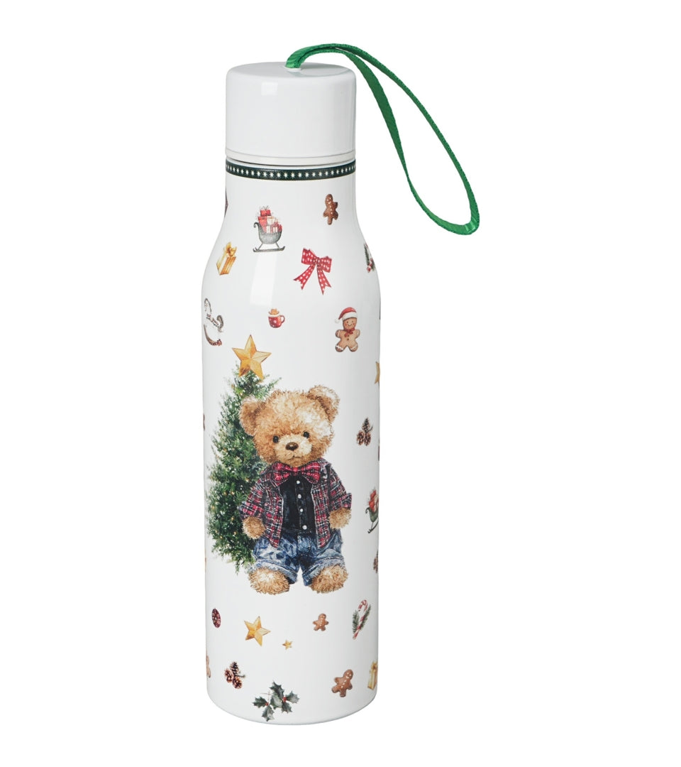 Karácsonyi Rozsdamentes acél hőtartó termosz duplafalú 500 ml Teddy Noel