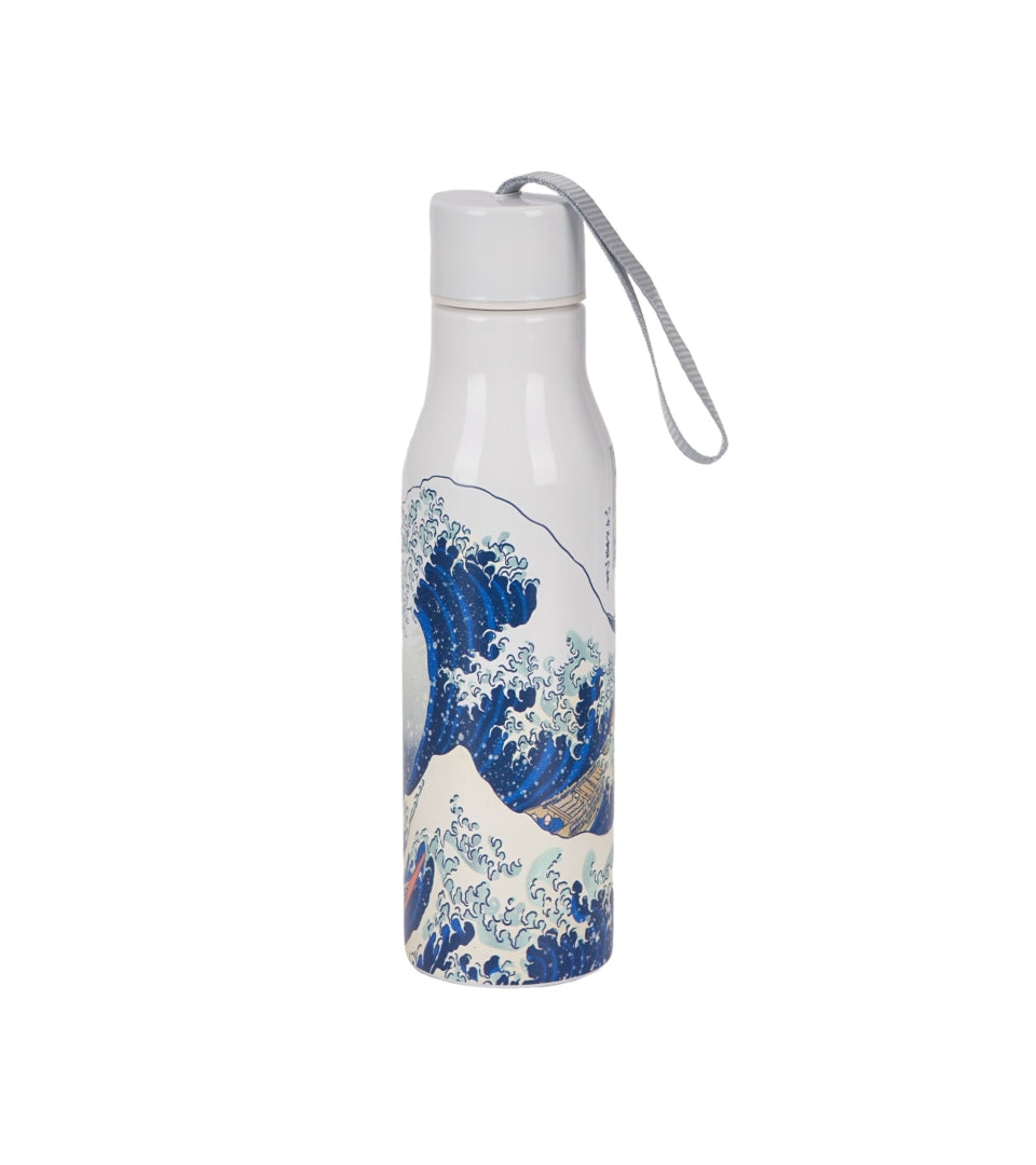 Duplafalú rozsdamentes acél hőtartó termosz Hokusai Hullámok 500 ml