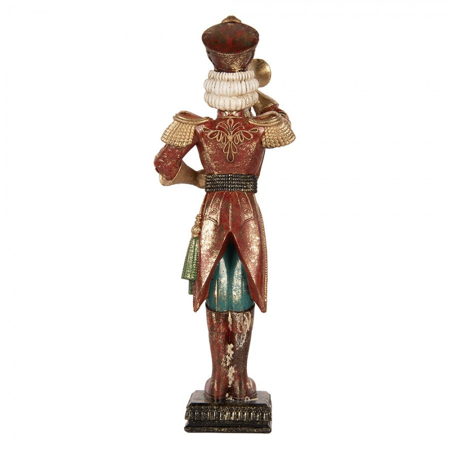 Diótörő karácsonyi figura trombitás 40 cm