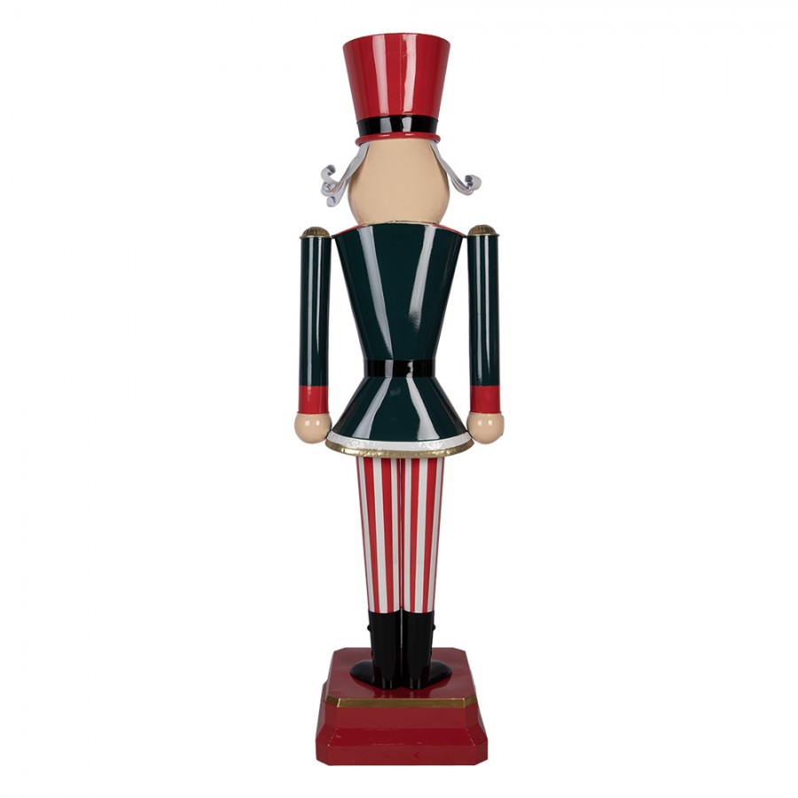 Nagyméretű diótörő figura 134 cm magas fém