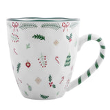 Karácsonyi porcelán bögre 360 ml Christmas Green