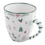Karácsonyi porcelán bögre 360 ml Christmas Green