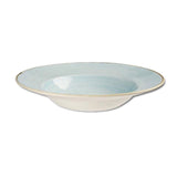 Churchill Stonecast Duck Egg Blue kerámia széles peremes mély tányér 28 cm