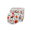 Bögre, csésze Cicás szívesecskés porcelán bögre 430 ml Cats and hearts