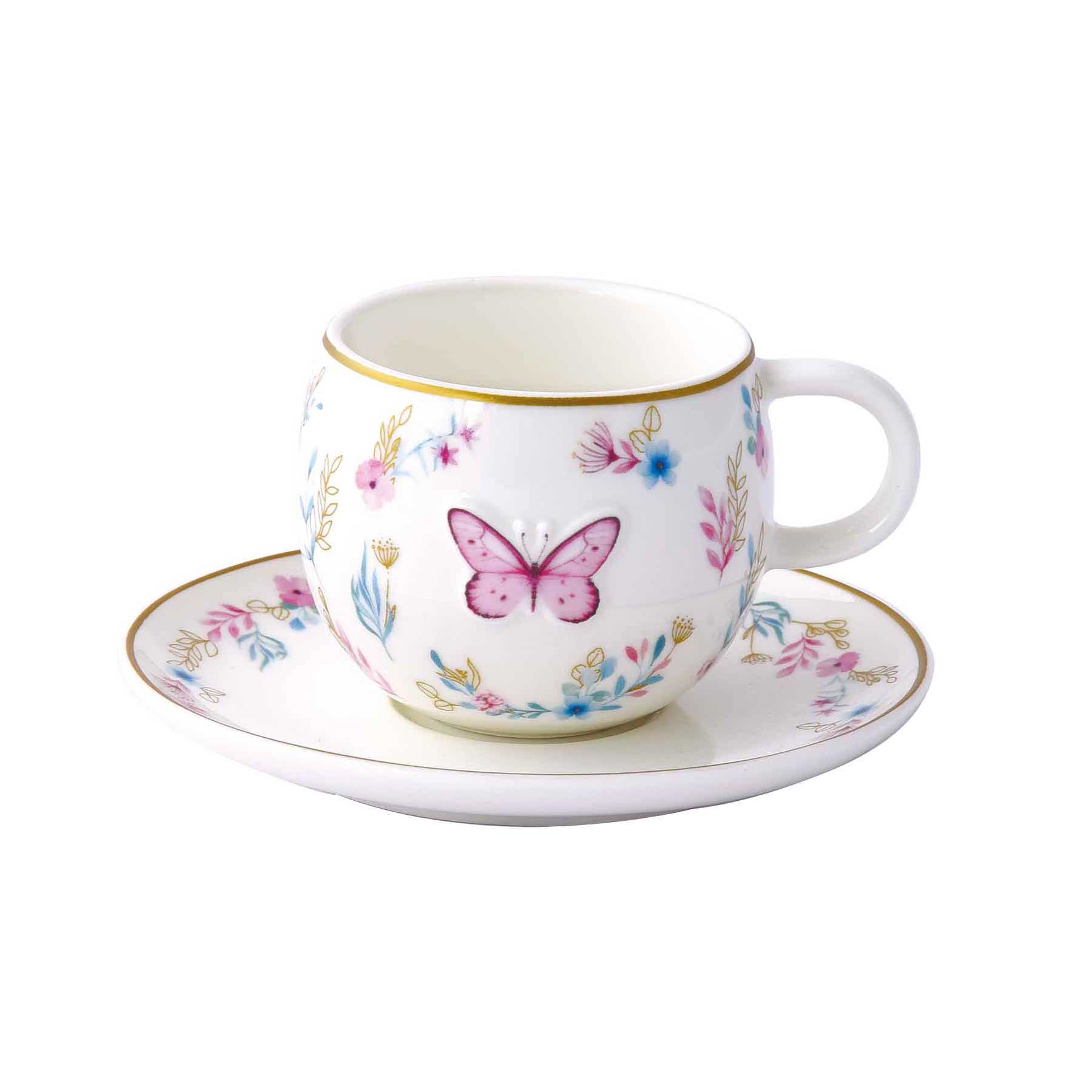 Porcelán eszpresszó kávés csésze 2 db-os díszdobozban Fancy Garden