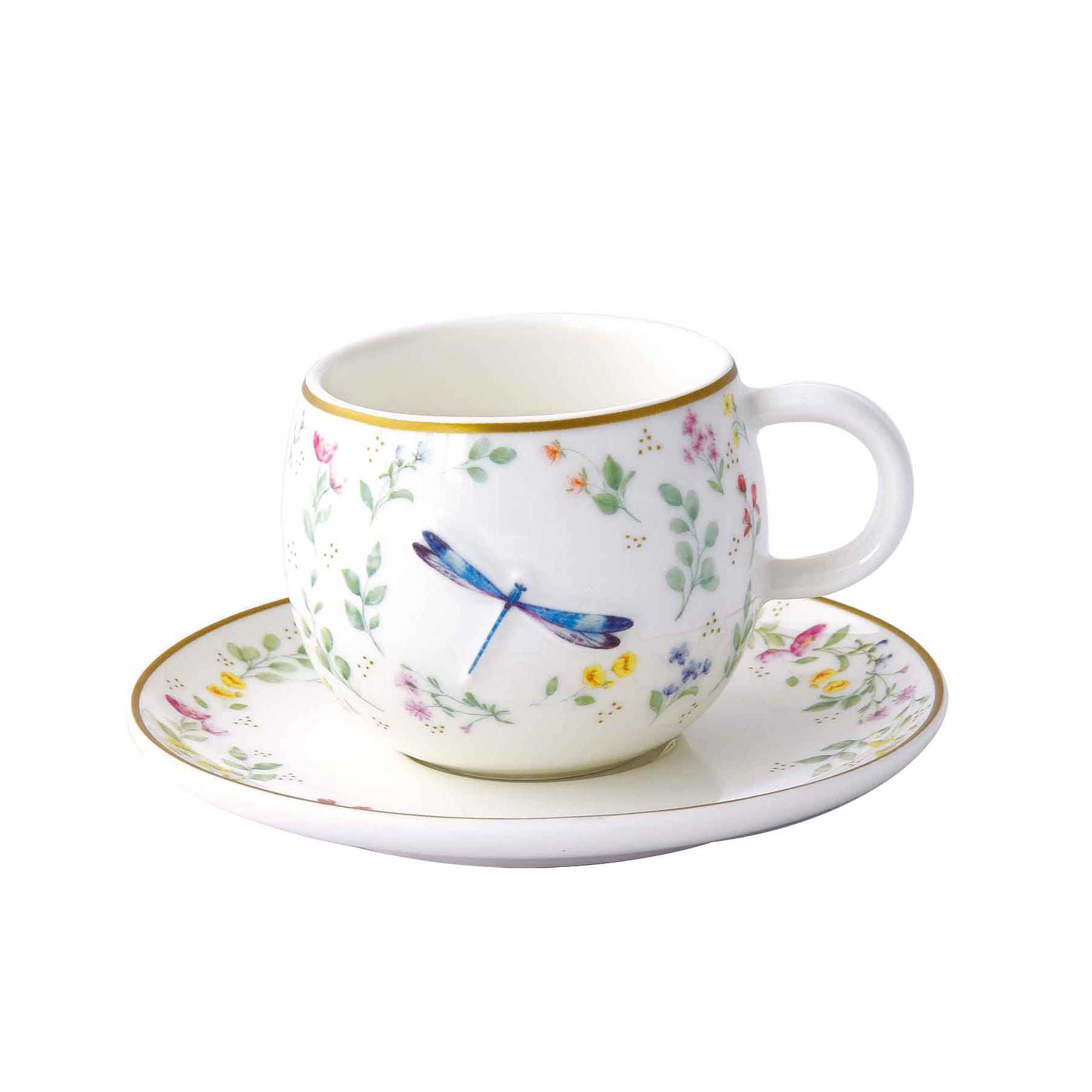Porcelán eszpresszó kávés csésze 2 db-os díszdobozban Fancy Garden
