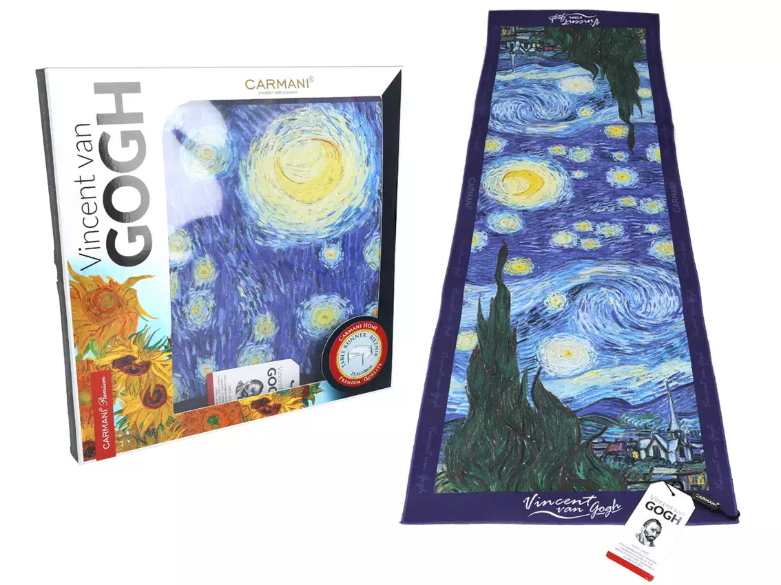 Asztali futó Van Gogh Csillagos éj - 100x29 cm
